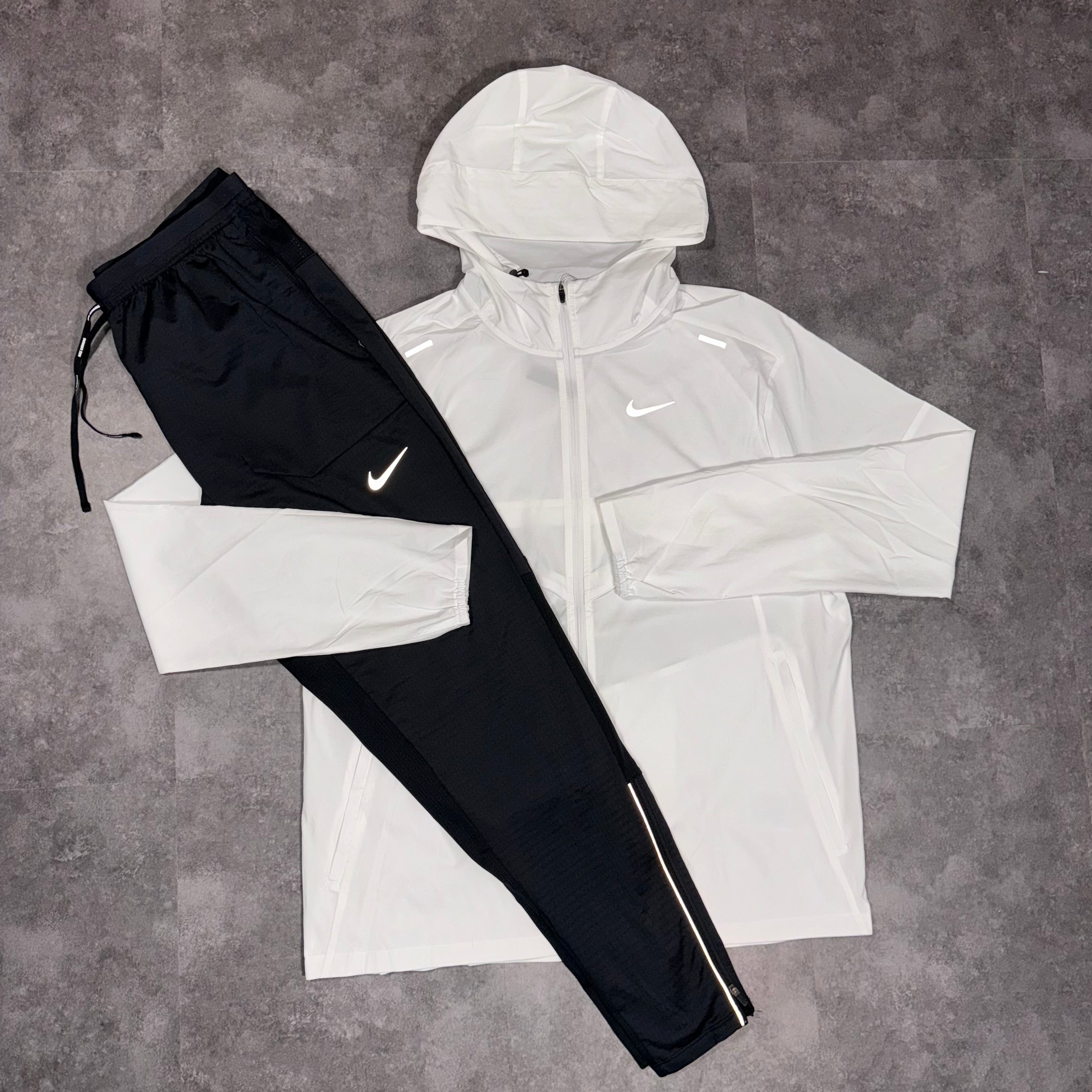 Nike Windrunner Phenom Tracksuit White Black