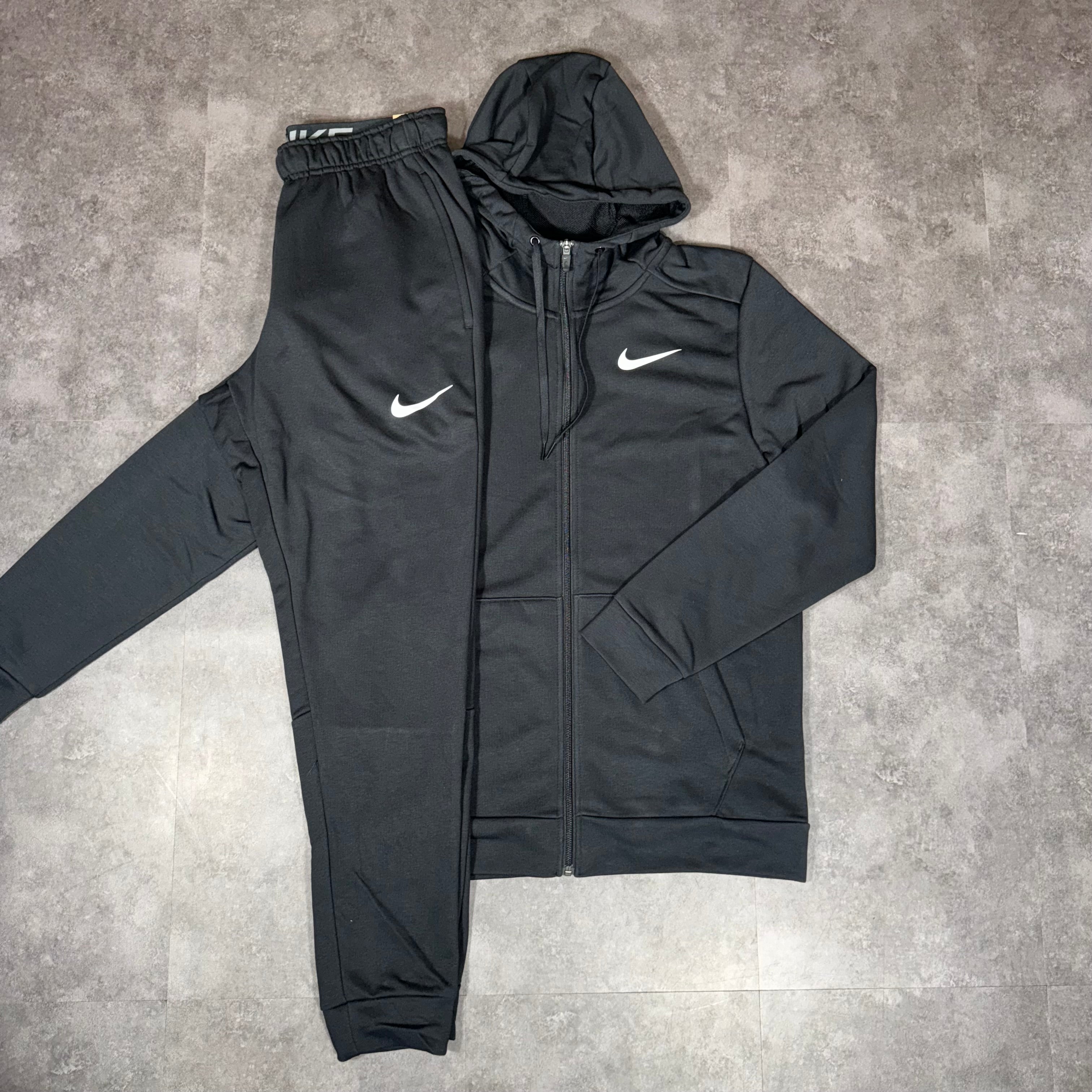 Nike Dri Fit Tracksuit Black