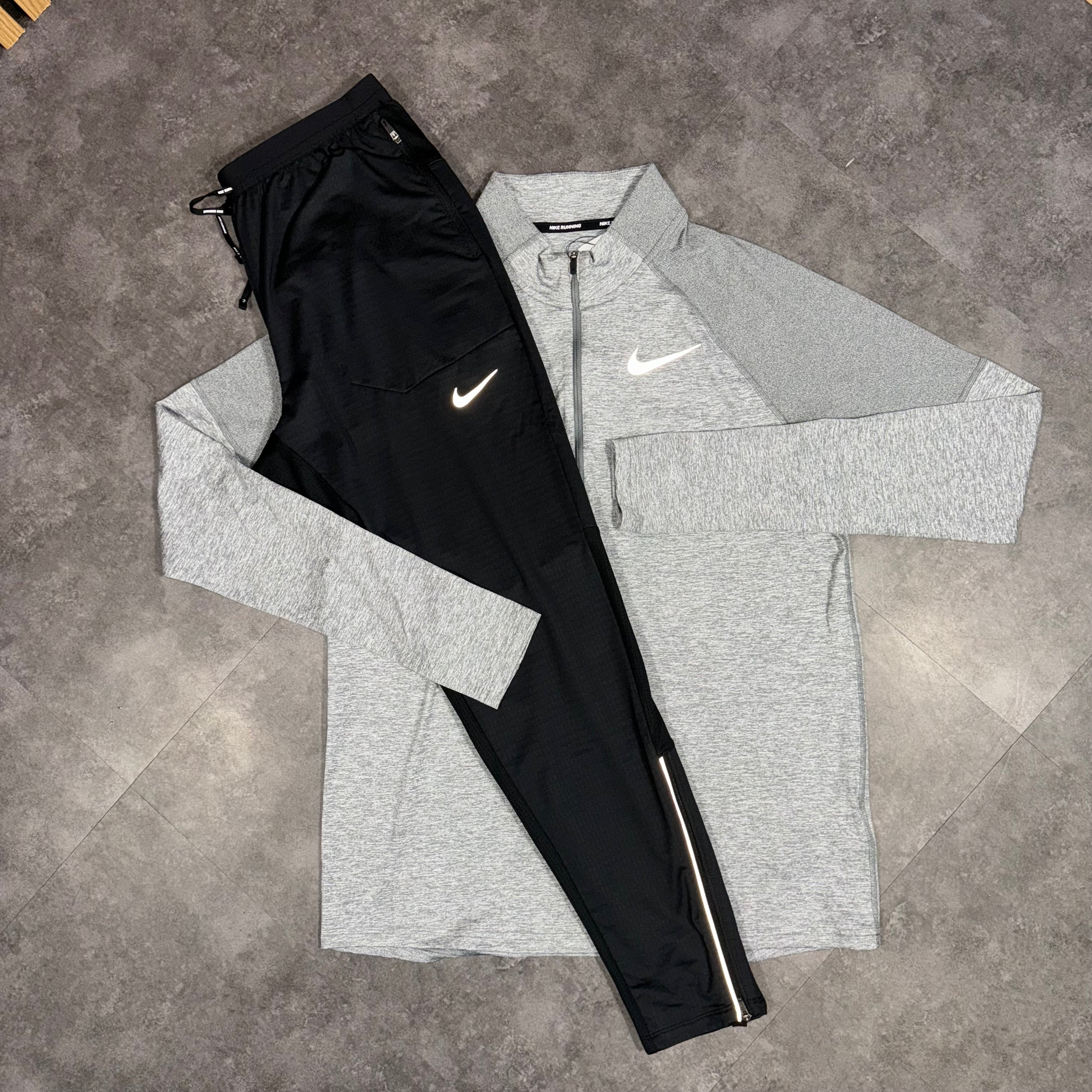 Nike zip tracksuit best sale