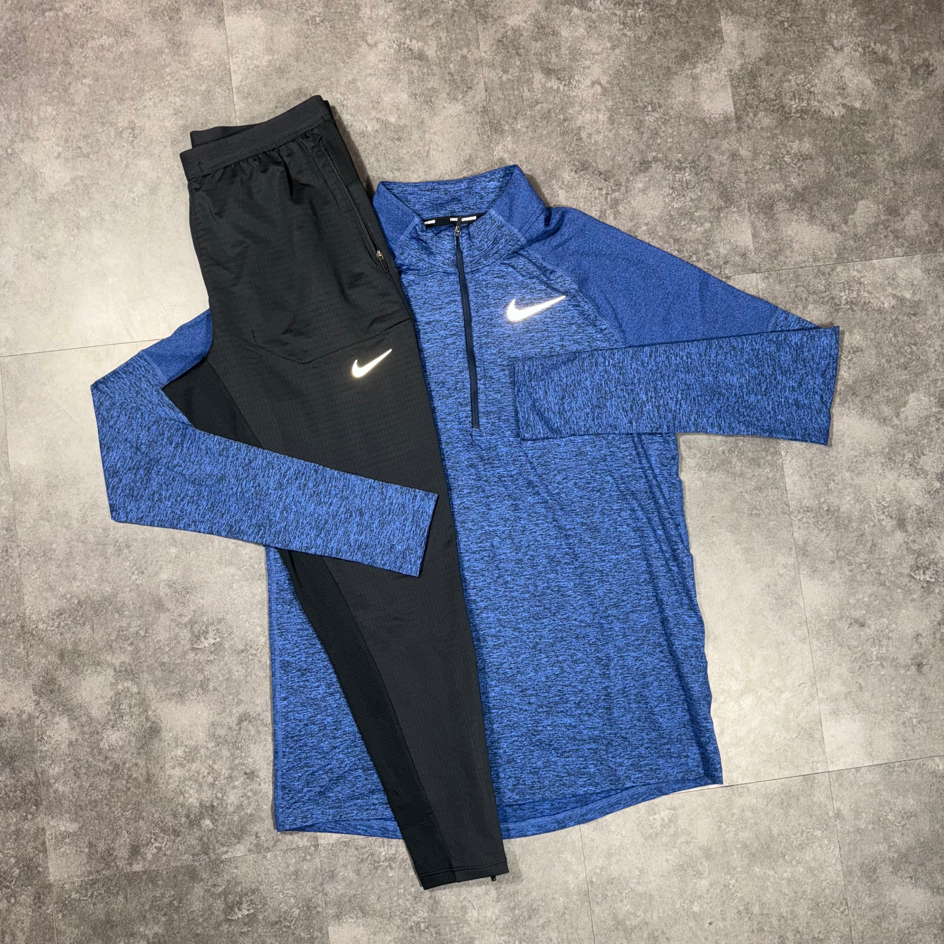 Nike Half Zip Tracksuit Royal Blue/Black