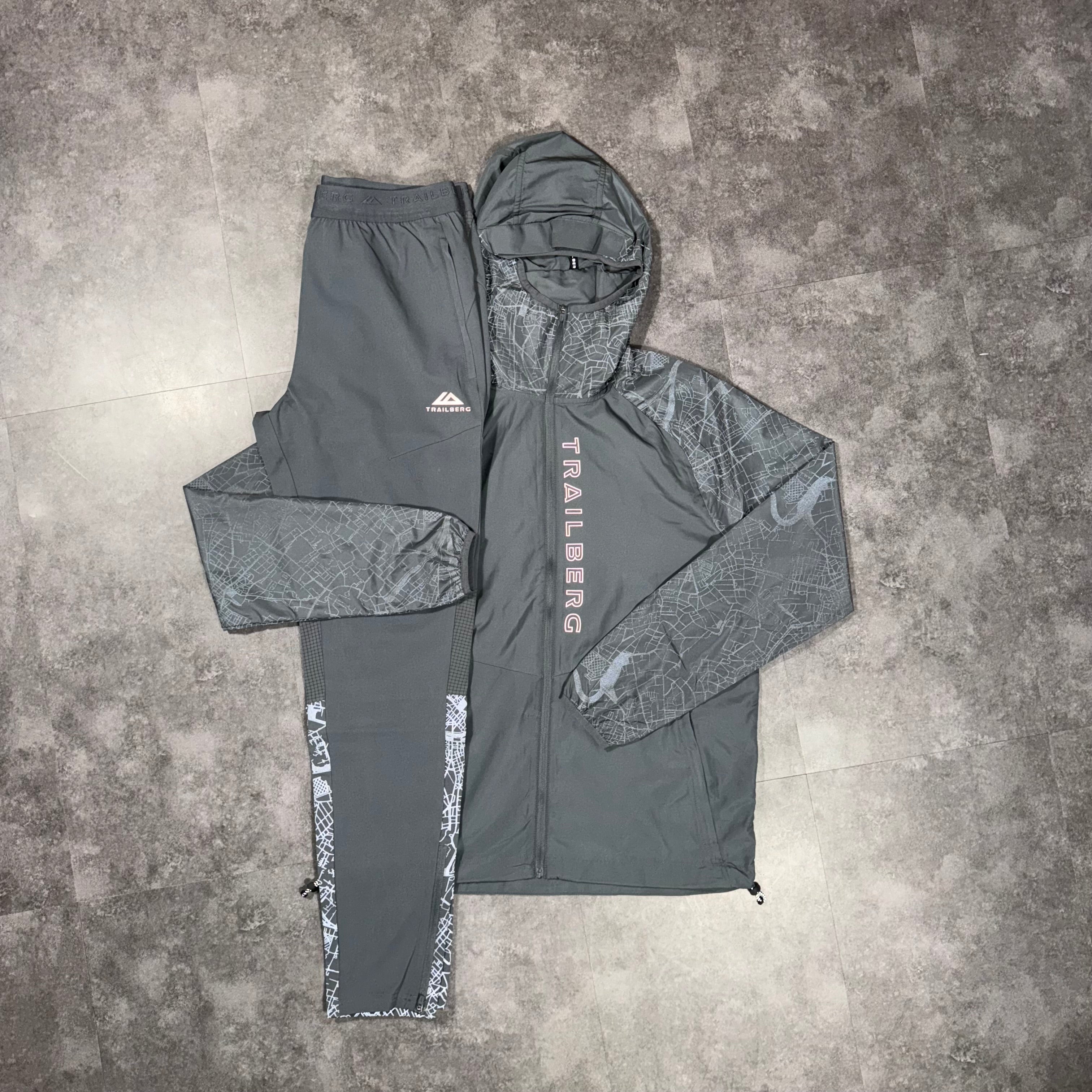 Trailberg Geneva Tracksuit Charcoal Grey